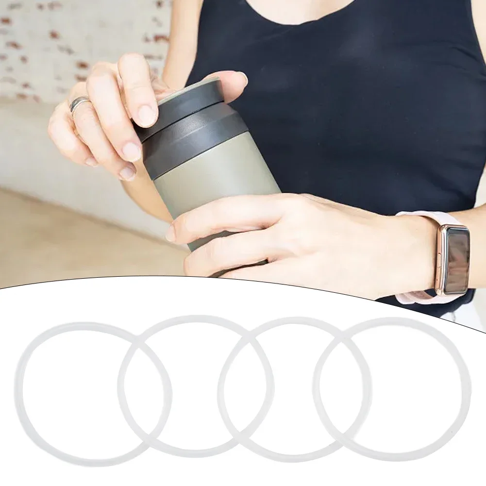 4 Упаковки Прозрачные Белые Уплотнительные Кольца Для Кухни Прочные Детали