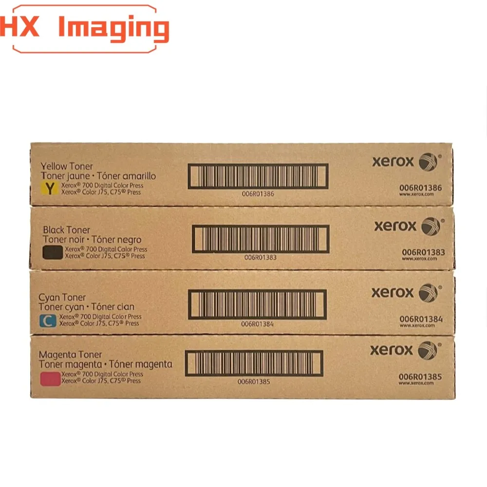 Оригинальный тонер-картридж черного цвета для Xerox 700 700i 770 J75 C75 006R01383 006R01384 006R01385
