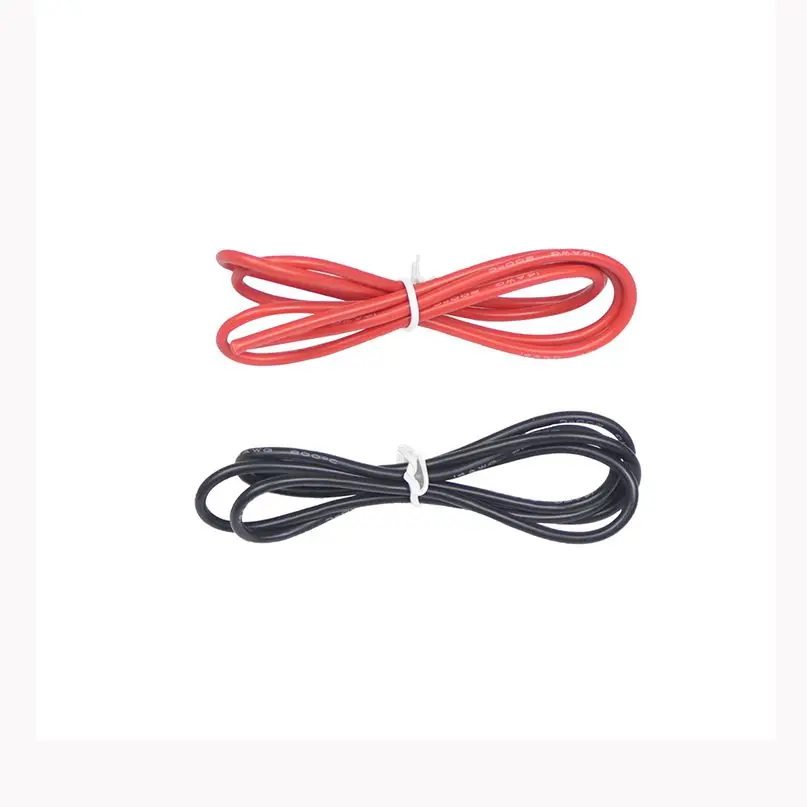 1m Red + 1m Black Silicone Wire 14AWG