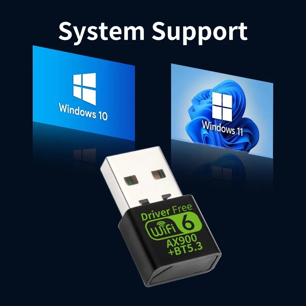 USB Wi-Fi Bluetooth 900 адаптер 5 3 Мбит/с 2 4 ГГц