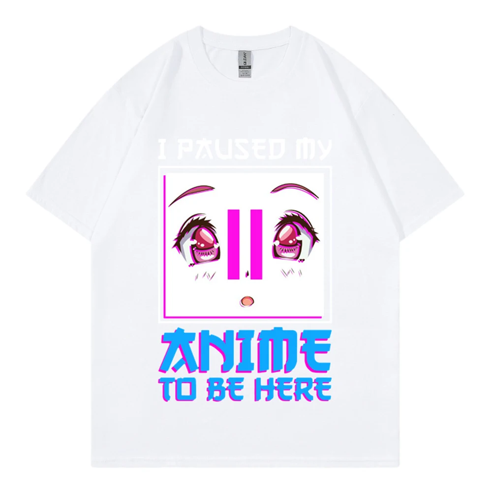 

Футболка хлопковая свободного покроя для мужчин и женщин, топ с принтом аниме, с коротким рукавом, уличная одежда в стиле Харадзюку, на лето
