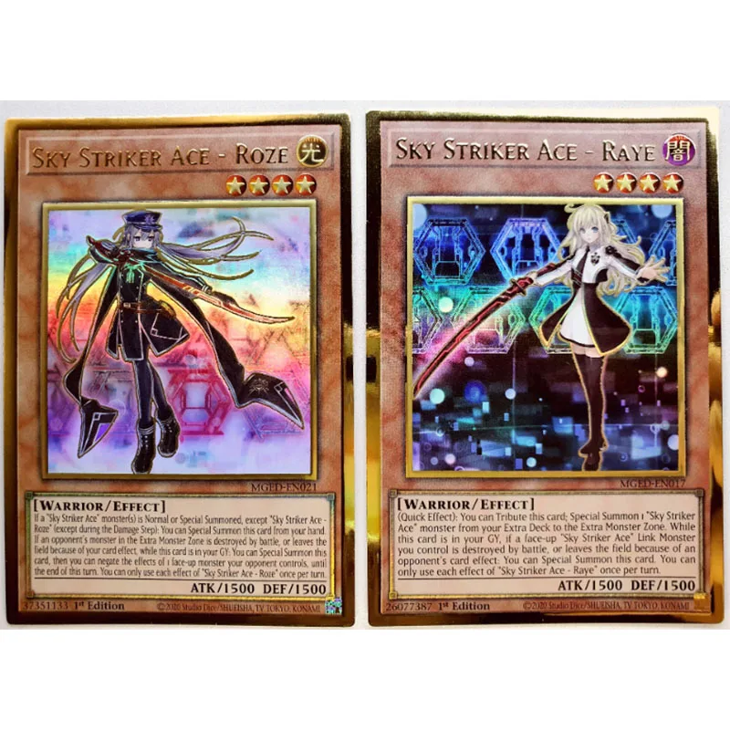 

TAKARA TOMY Yu-Gi-Oh Card MGED PGR-EN017 021 Sky Striker Ace-Roze Raye English Version Hobby Collection Cards