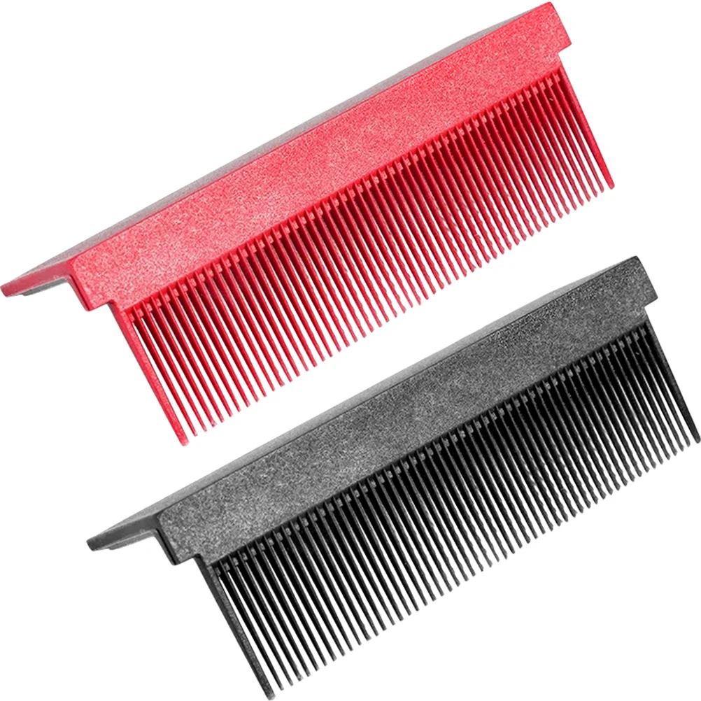 

2 Pcs Electric Splint Straightening Comb Home Tools Hot Brush Hair Beard Hairdressing Replacement Styling Carbon Fiber Miss