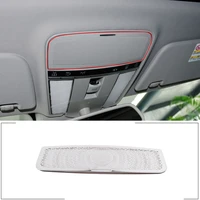 for 2008 2013 mercedes benz s class w221 stainless steel silver car styling car front glasses box mesh cover car interior parts