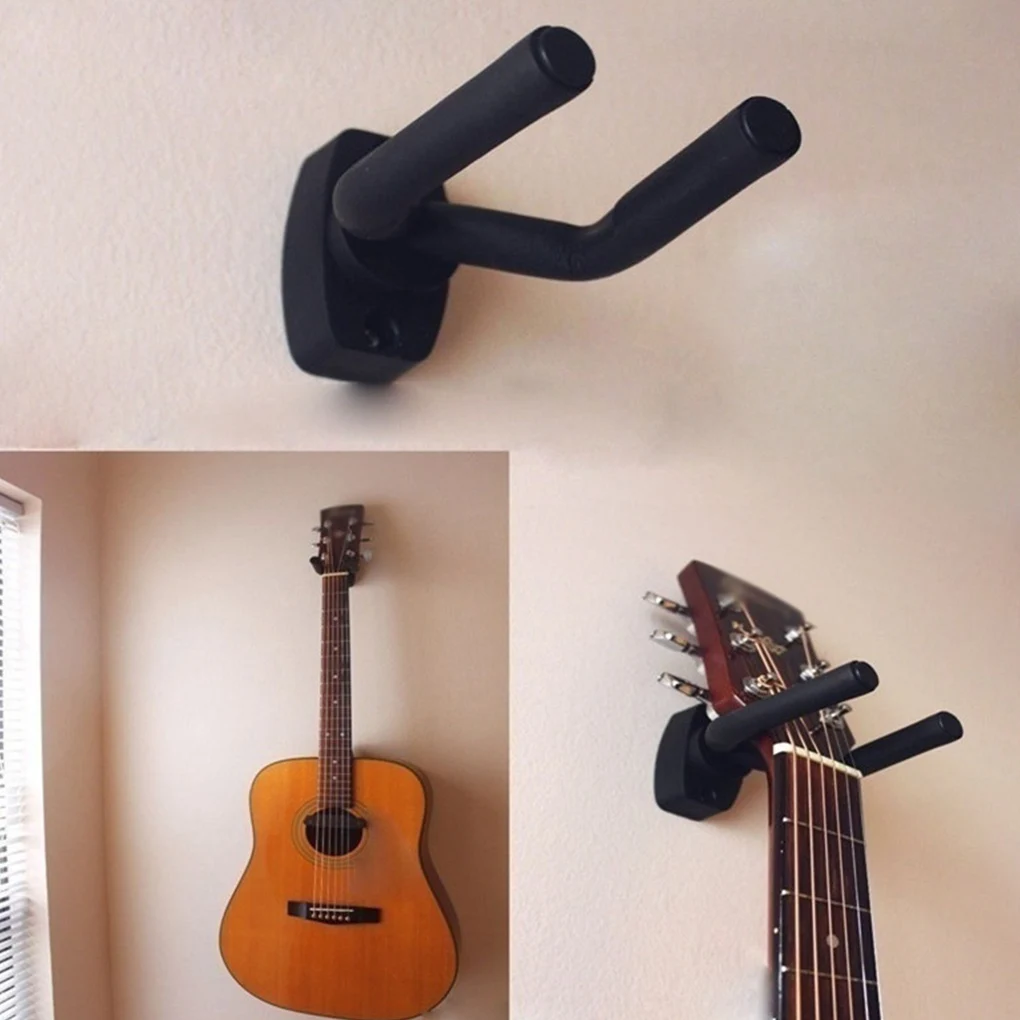 

Electric Guitar Holder Wall Mount Metal Bass Ukulele Violin Hook Display Hanger Household Living Room Supplies