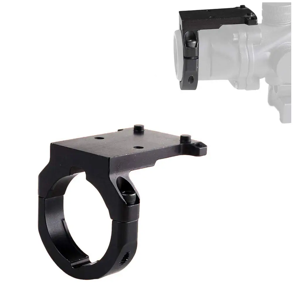 

Tactical Ruggedized Miniature RMR Red Dot Reflex Sight Mount Accessories Most Compact for 1x32 4x32 ACOG Scope