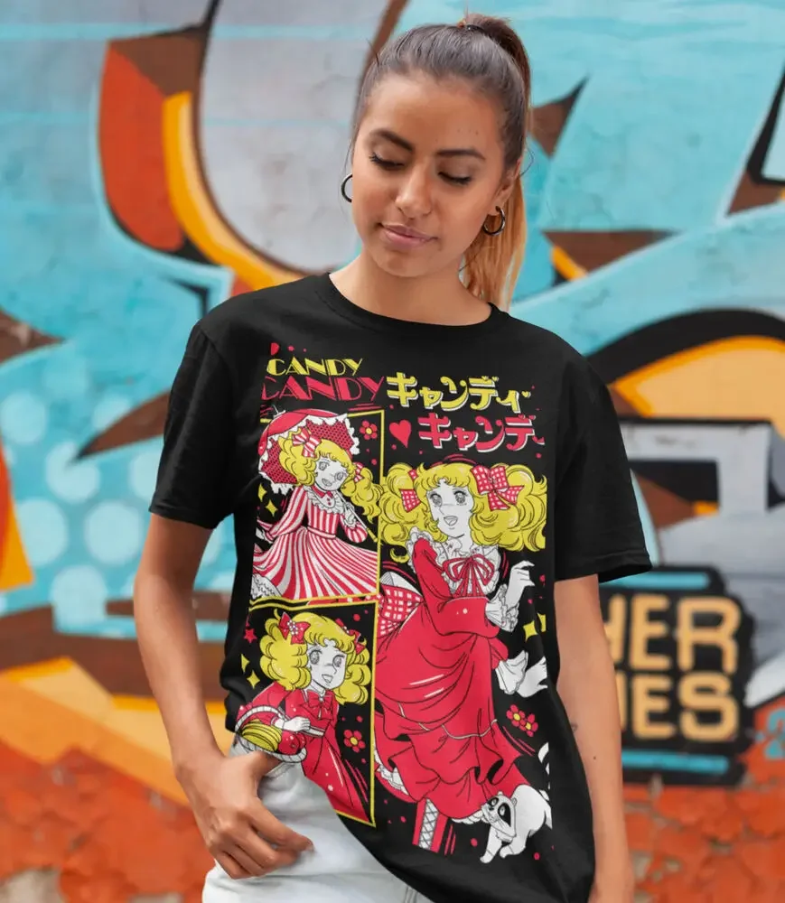 Футболка с конфетами шодзё riyoko ikedarose of versailles рубашка каваи все размеры