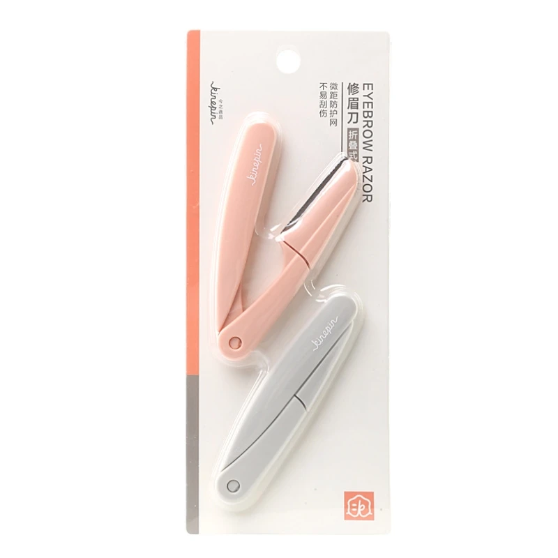 

3 Sets Scissors Facial Hair Remover for Women Makeup Eyebrow Trimmer Portable Eyebrow Razor Shaver Eye Brow Shaper Shaping Tool