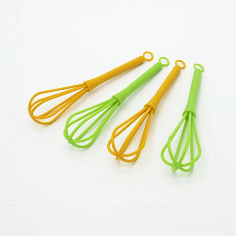 1 шт. мини-ручная силиконовая многофункциональная взбивалка для яиц