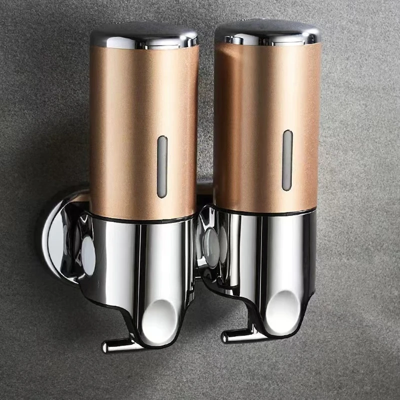 Настенный дозатор для мыла и шампуня ванной комнаты |