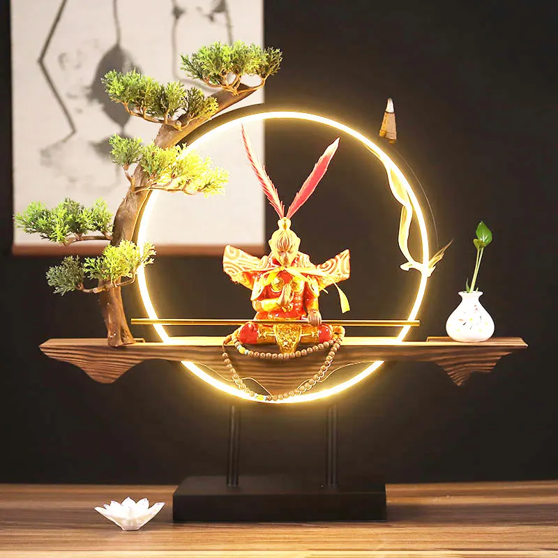 

Ramadan Decoration Incense Burner Holder With Light WaterFall Smoke Electric Humidifier Incense Holder Encens Buddha Decor