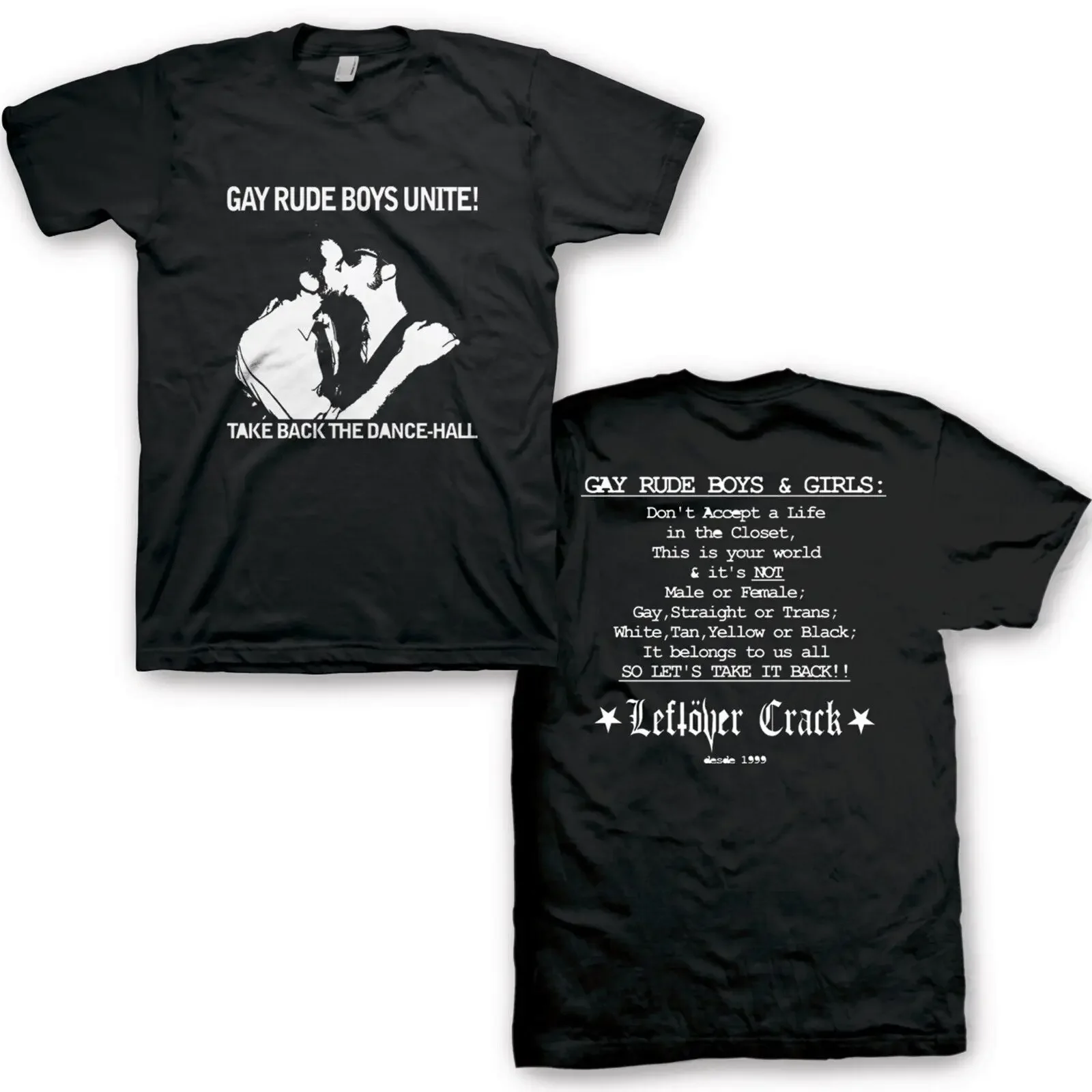 Музыкальная рубашка Leftover Crack Gay Rude Boys Unite Punk Band Ska MM-LOC-03