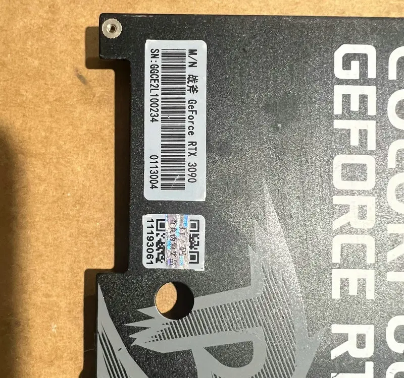 Оригинальный радиатор-охладитель для видеокарты Colorful GeForce RTX3090 с задней панелью (art.: 3920dcac4ec2f) - 3920dcac4ec2f