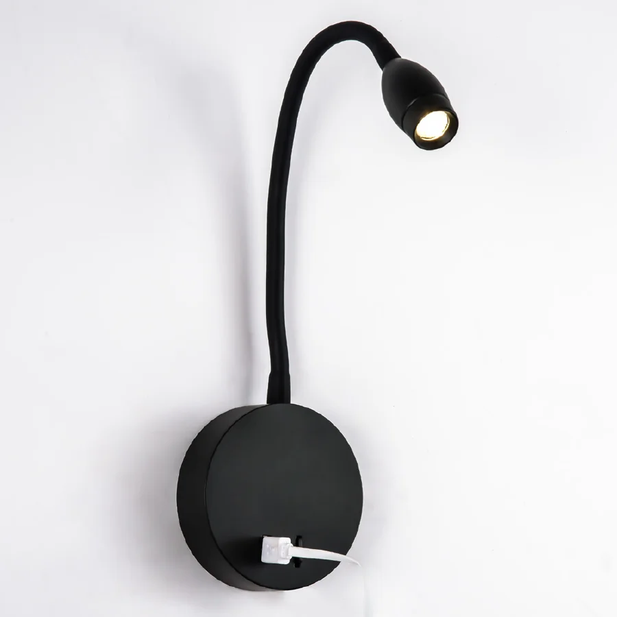 

Светодиодная настенная лампа для чтения Zerouno, 2020 дюйма, USB