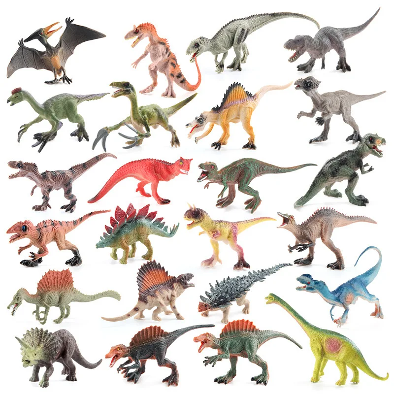 

High simulation Dinosaur Model Tyrannosaurus Rex Spinosaurus Giant Beast Dragon Pterosaur a Variety of Mini Solid children Toy