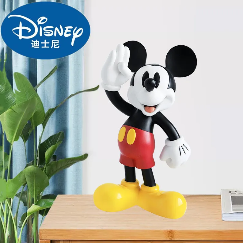 

43CM Fashion Electroplating Mickey Mouse Action Figure Simple Modern Collection Cartoon Model Toys Ornaments Minnie Mouse Statue