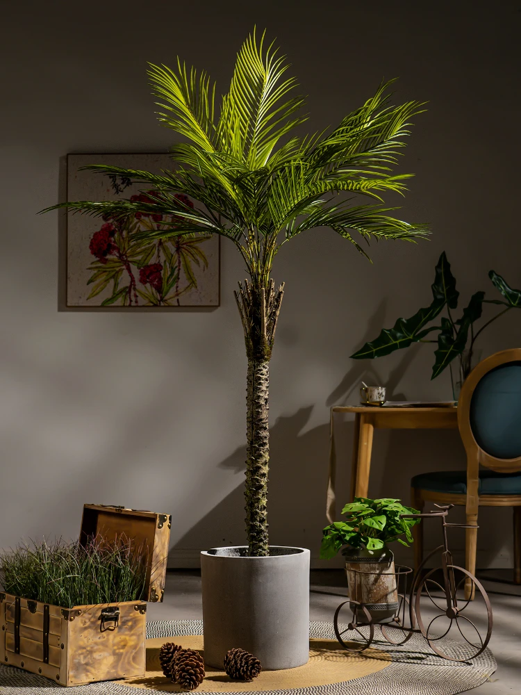 Wyj бионические Зеленые растения Подсолнухи Areca ландшафтные горшки декоративные