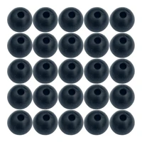 1000pcslot fishing beads space stopper black 3mm 8mm round soft and hard beans fishing lures bait hook rig accessories