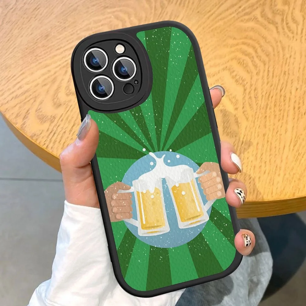 Чехол для телефона Beers Alcohol Bubble из жесткой кожи iPhone 14 13 12 Mini 11 Pro Max Xs X Xr 7 8 Plus Fundas
