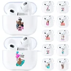 Мягкий чехол для наушников Airpods 3, 2, 1, чехол для беспроводного зарядного устройства, чехол для наушников Airpods 21, 3, чехол для Super Mom, Baby Girl