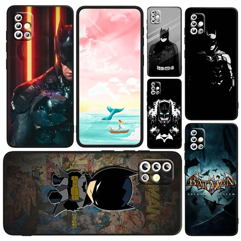 

Superhero Batman Anime Art Phone Case For Samsung A73 A72 A71 A54 A53 A52 A51 A42 A33 A32 A23 A22 A21S A13 A04 A03 5G Black