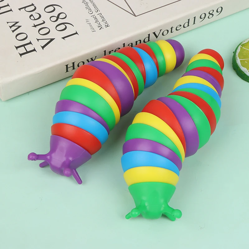 

Release Mental Pressure Rainbow Snail Slug Toy Children Educational Relief Toys
