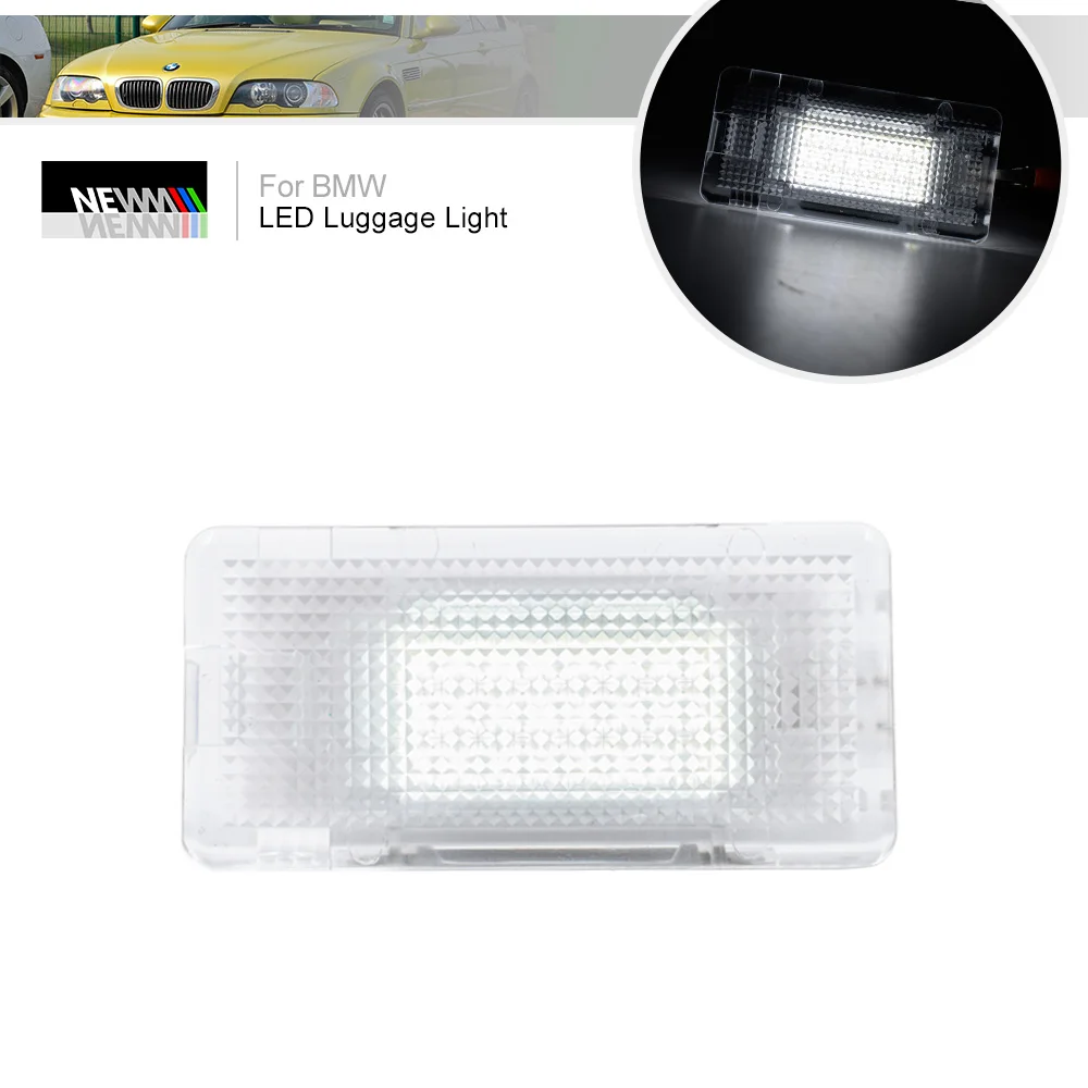 

1PC Led Luggage Trunk Interior Light for BMW 3Series E36 E46 E90 E92 E93 5Series E60 Bimmer Ambient Light Courtesy Footwell Lamp