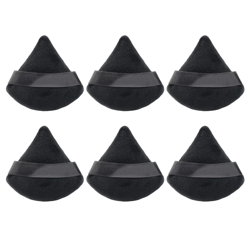 

Puff Powder Makeup Sponge Triangle Puffsfor Face Pads Foundation Velour Loose Body Sponges Pad Creamfacial Beauty Cotton Storage