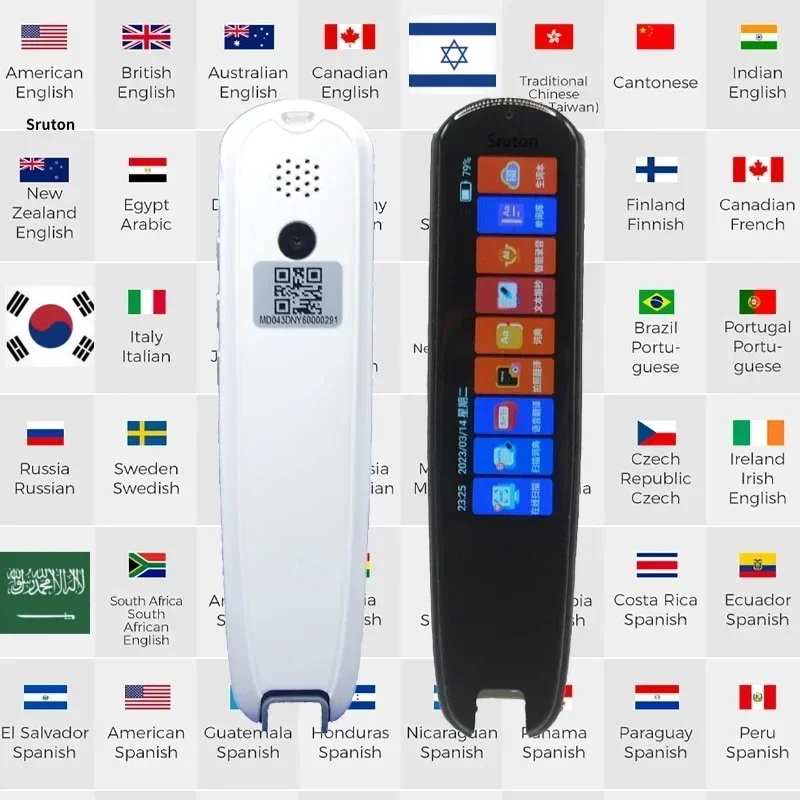 Новый Smart AI Scan Pen BT Translator Voice Multi 134 Languages Поддержка 3 38-дюймового сенсорного экрана
