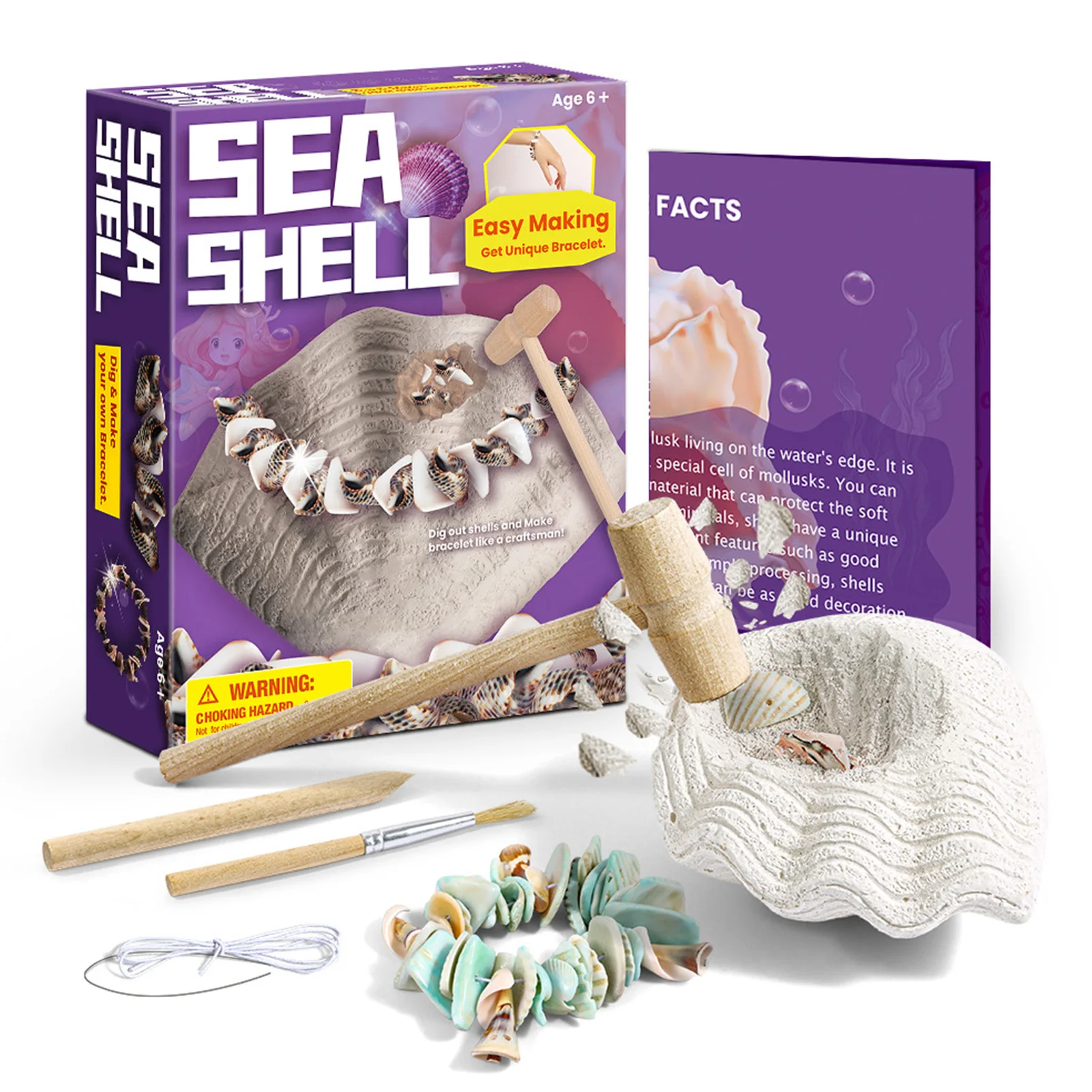 

Набор сокровищ для детей, искусственная жемчужина, Создайте свой собственный браслет с красивой жемчужиной, чтобы изучить наука