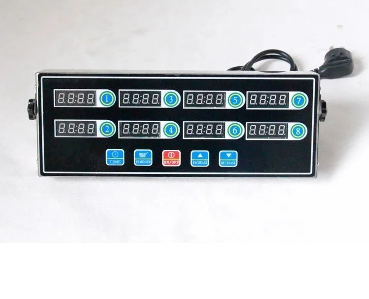 

8-channel fast food equipment commercial digital timer for sale