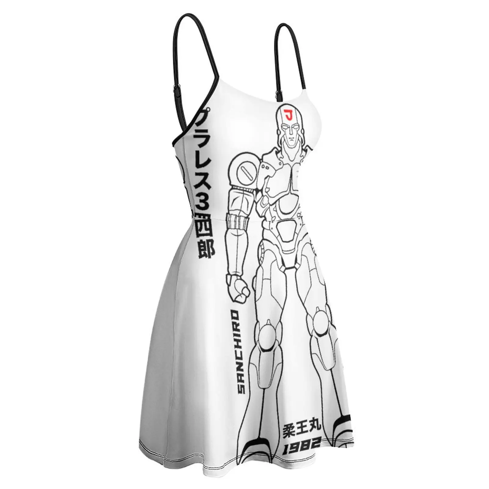 Сексуальное женское платье на подтяжках Juohmaru Sanchiro незаменимое бретельках