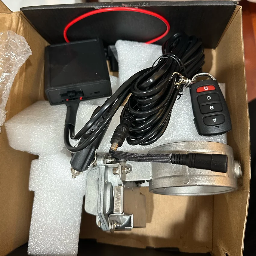 

CNSPEED 3” Stainless Steel Electric Exhaust Valve With Fine-tunable Remote Control Electronic Switch Kit YC101438-30