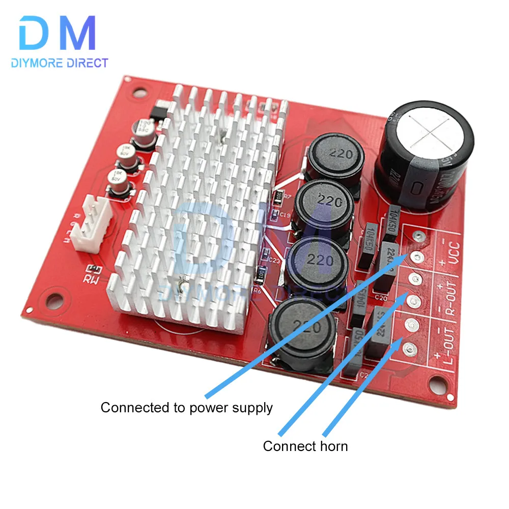 

50W+50W TDA7492 High-Power Digital Amplifier Board Amp Amplifier Module With Mute Control For MP3 Multi-Media