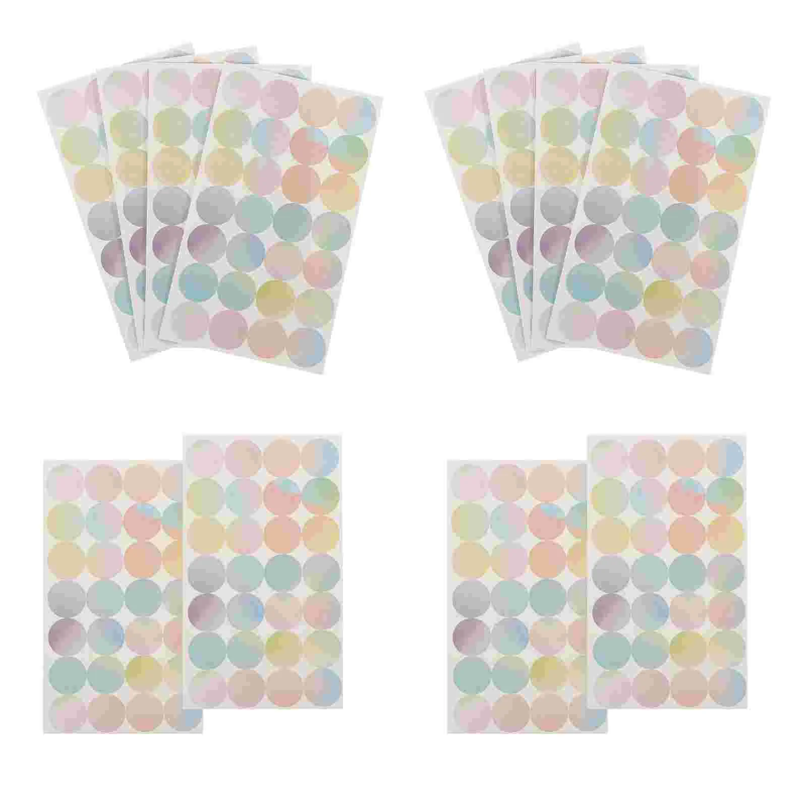 

16 Sheets Binder Ring Sticker Tag Paper Hole Stickers Decorative Reinforcement Reinforcements Punch Repair Note Loose-leaf