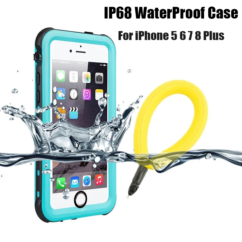 

Waterproof Case For IPhone SE2 SE3 2022 7 8 Plus Original RedPepper IP68 Diving Underwater Swim Outdoor Sports TPU Cover