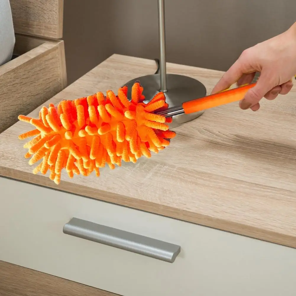 Съемная тряпка из микрофибры синели с выдвижным стержнем нержавеющей стали для