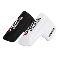 1pc full protection golf putter head cover nylon fabric durable lightweight anti scratch club universal soft sports accessories