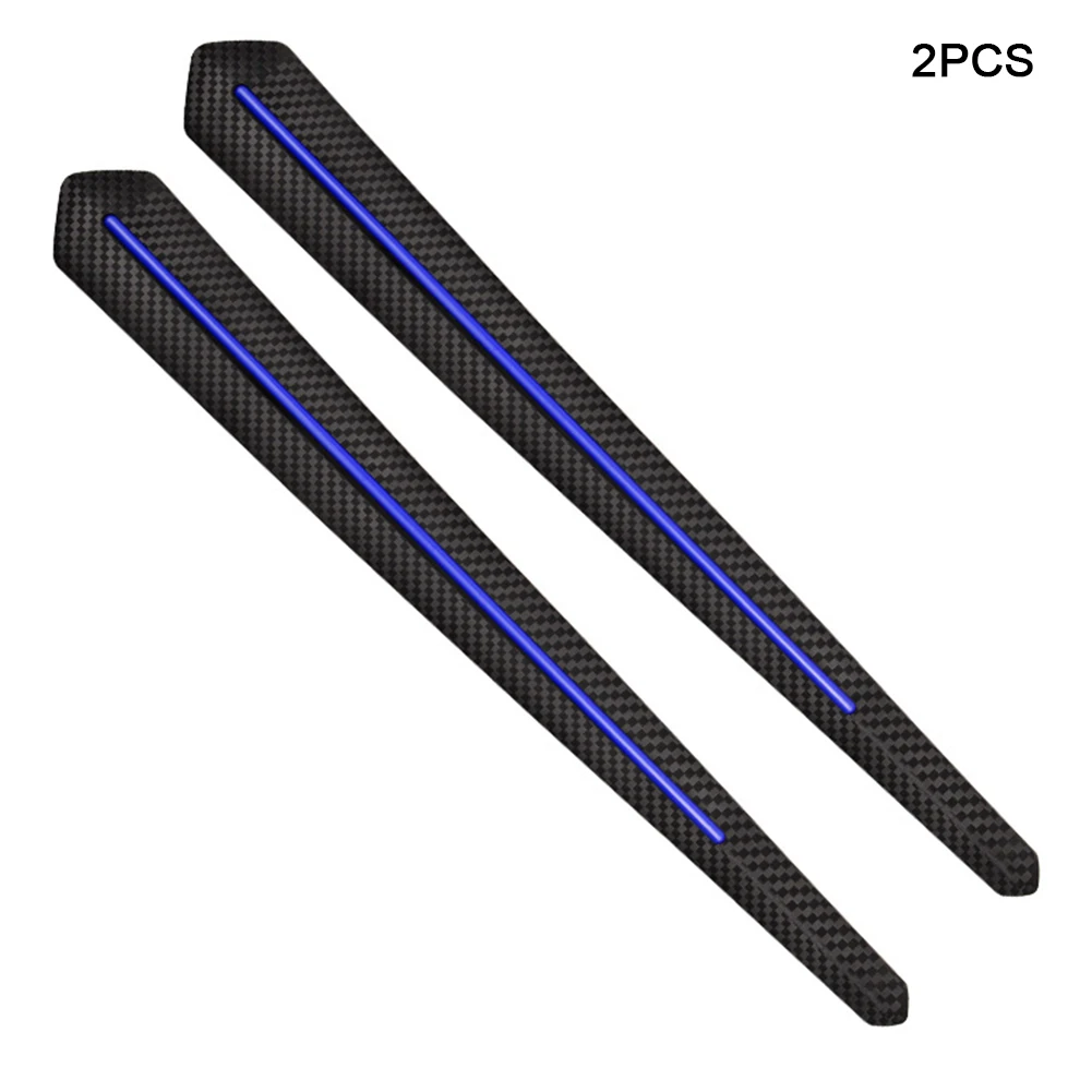 

2pcs Universal Wear Resistant Self Adhesive Durable Sticker Anti Collision Body Outdoor Car Accessory Strip Bumper Protector