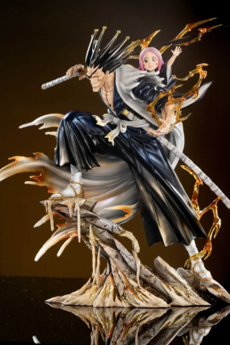 Фигурка из смолы Gk отбеливатель Gotei 13 Zaraki Kenpachi
