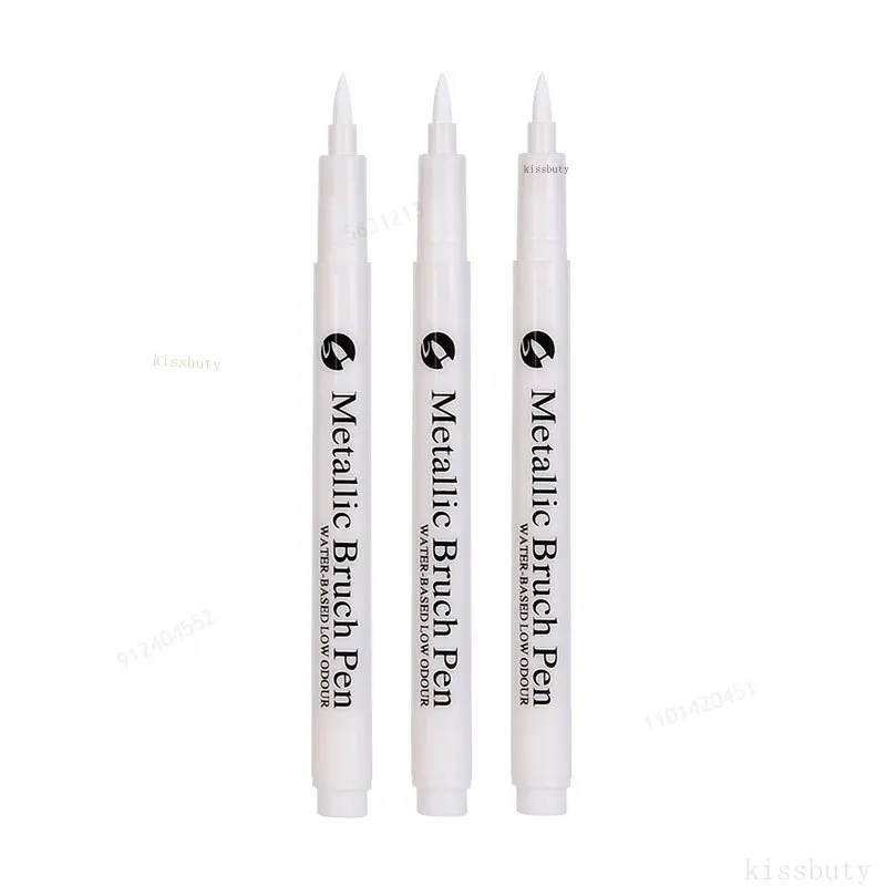 

Kissbuty металлические маркеры-кисти 3 цветов