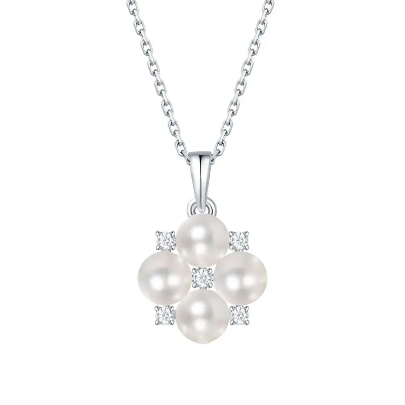 

Женское ожерелье из серебра 925 пробы, с натуральным пресноводным жемчугом