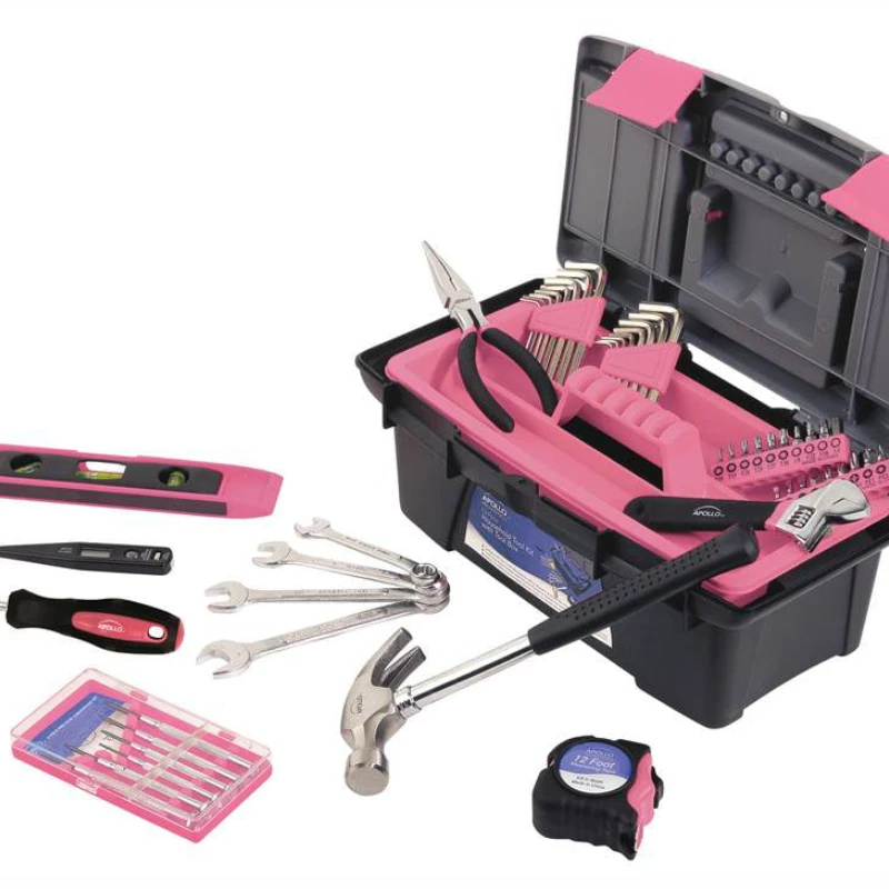 

Набор инструментов DT9773P из 53 предметов в розовой коробке