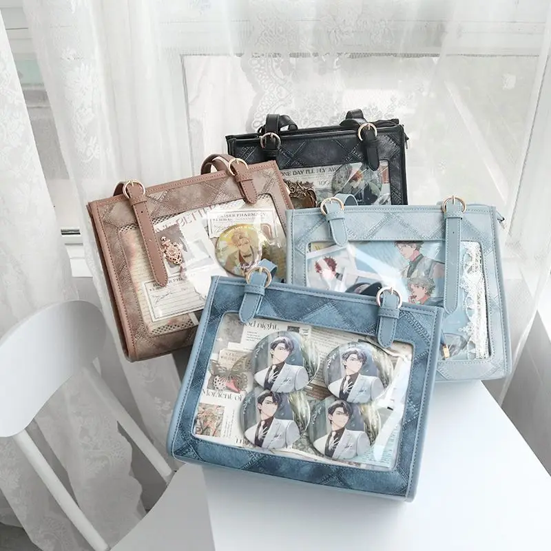 Richme Harajuku Women Ita Bags Fashion Trend New Japanese Style Crossbody Shoulder Bags Subculture Transparent Bolso Mujer
