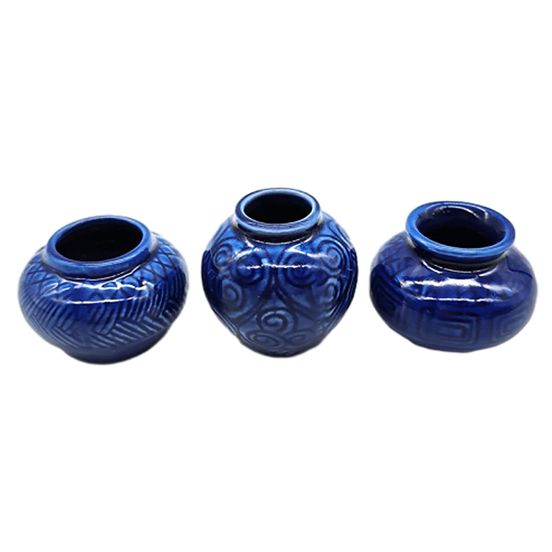 1 Набор мини керамические маленькие банки для кукольного домика модель