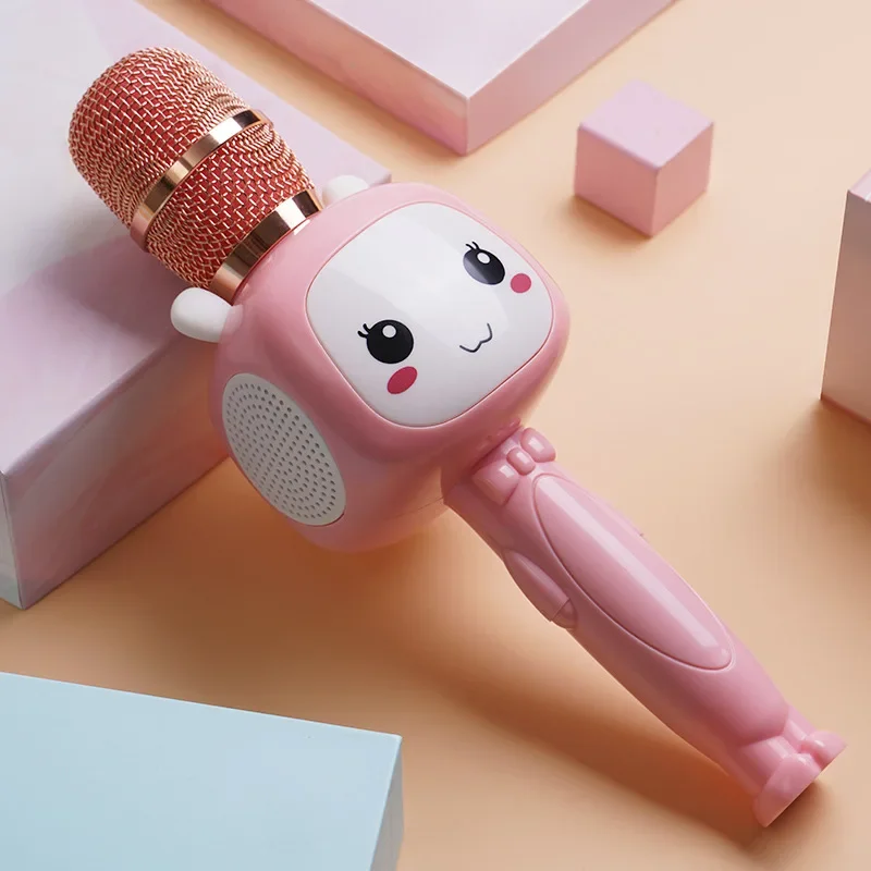 Высококачественный Bluetooth-многофункциональный детский микрофон игрушки для