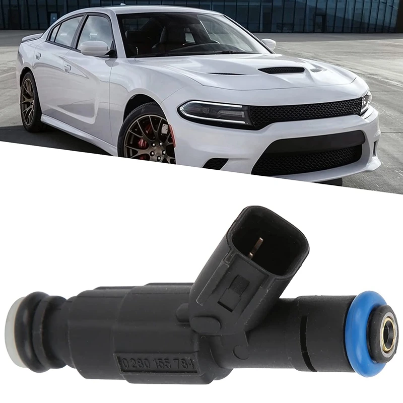 

Fuel Injectors For Jeep Cherokee Grand Cherokee Wrangler 4.0L Dodge Ram 1500-3500 5.2L 1999-2004 0280155784 4 Holes