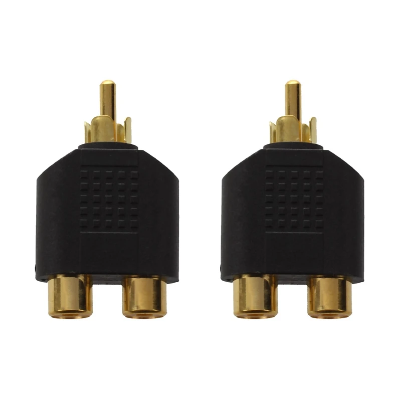 

Штепсельная Вилка с позолоченным разъемом 2X2 X RCA