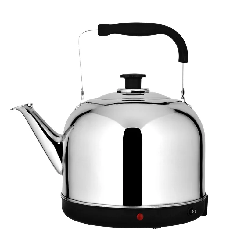 

Long Spout Mouth Electric Kettle 4L Stainless Steel Thermostat Hot Water Heating Bolier Boiling Pot Heater Auto-off Teapot