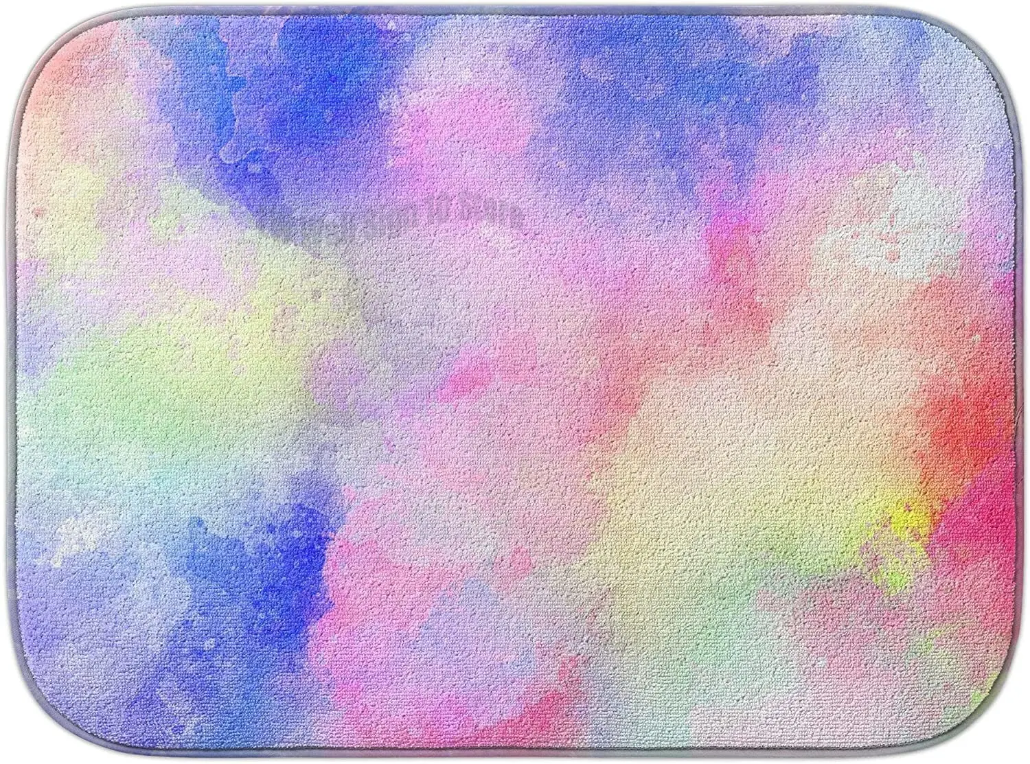 

Microfiber Dish Drying Mat Watercolor Dish Drainer Mats Reversible Ultra Absorbent Drying Mat for Kitchen Counter 18 x 24 Inch